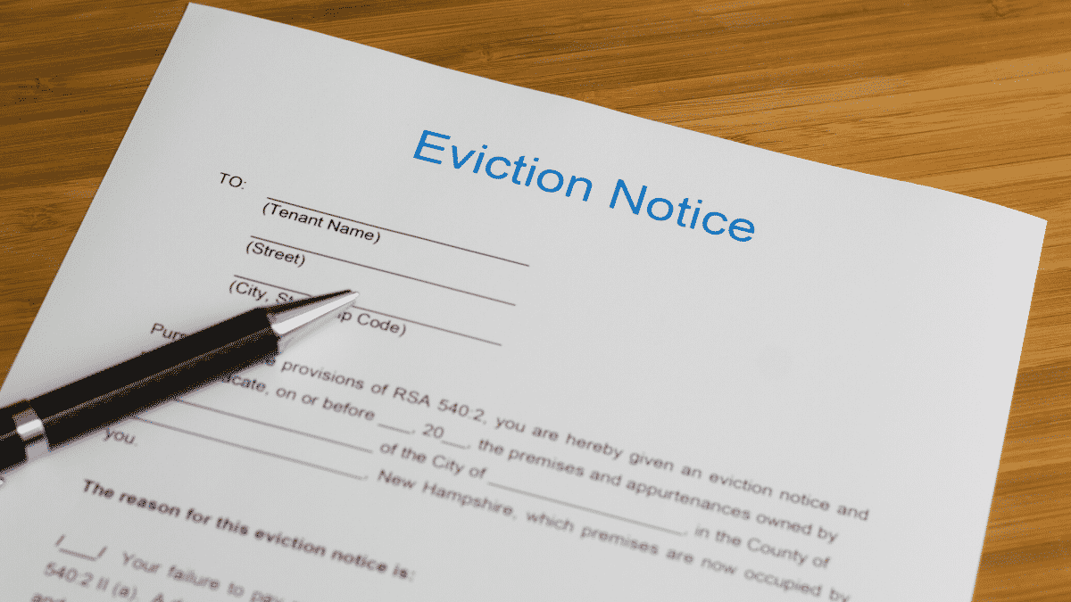 Eviction Notice Contract